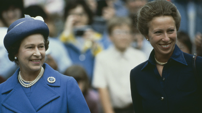 Queen Elizabeth and Princess Anne