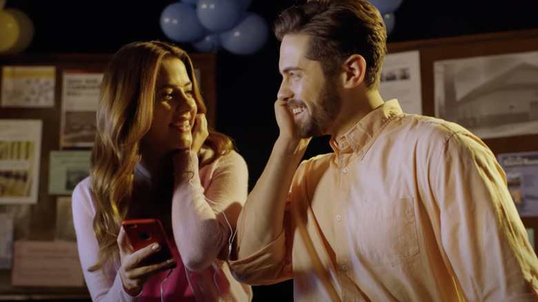 Julie Gonzalo and Chris McNally in "The Sweetest Heart"