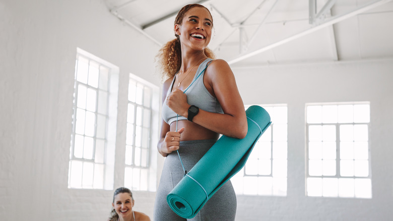 woman at gym 