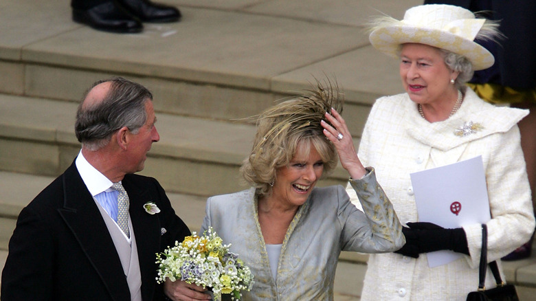 Prince Charles, Camilla, and the queen