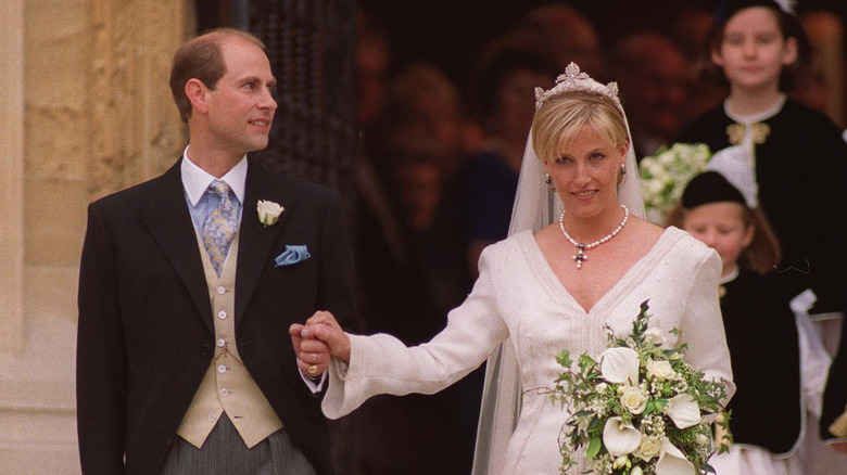 Prince Edward and Sophie at wedding