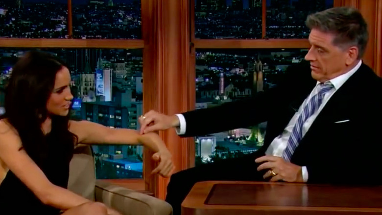 Meghan Markle's awkward interview on the Late Late Night show