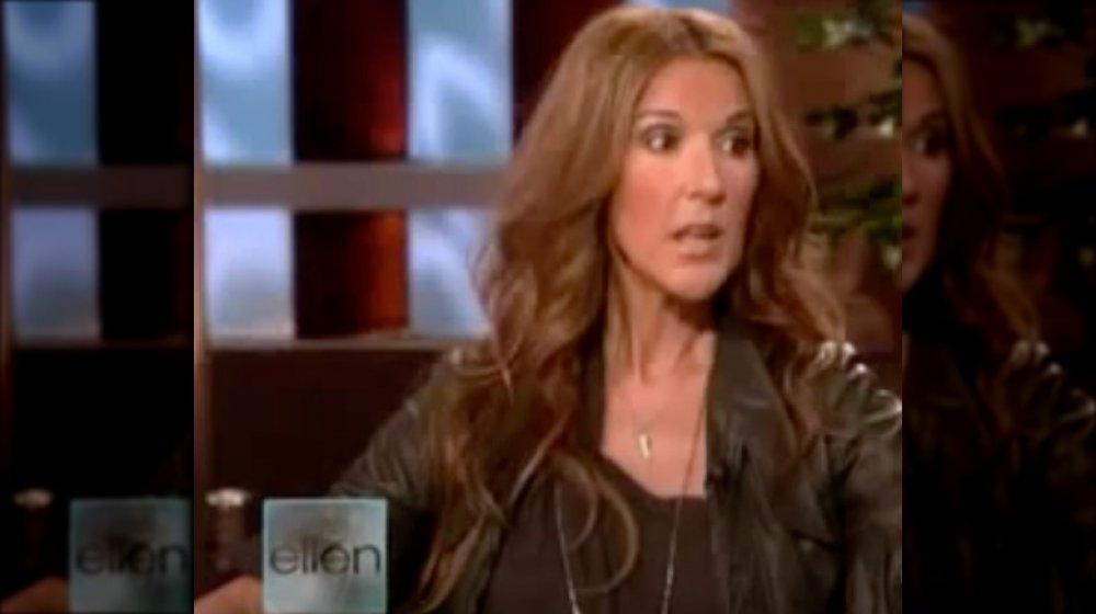 Celine Dion on The Ellen Show in 2007