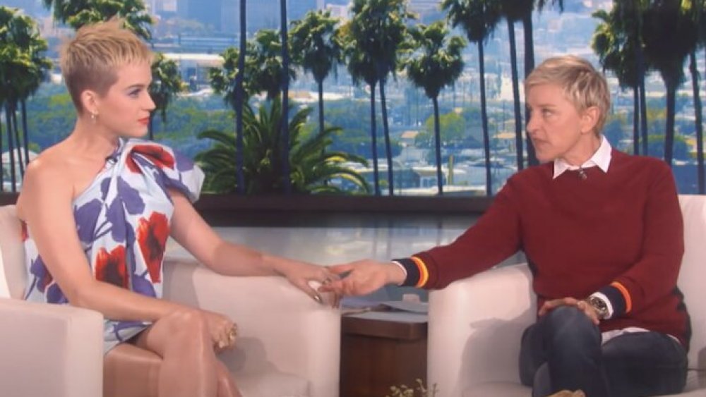 Katy Perry and Ellen Degeneres on The Ellen Show