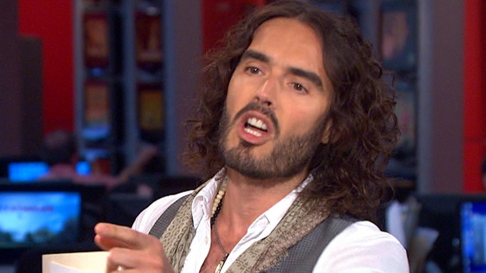 Russell Brand on an awkward episode of Morning Joe