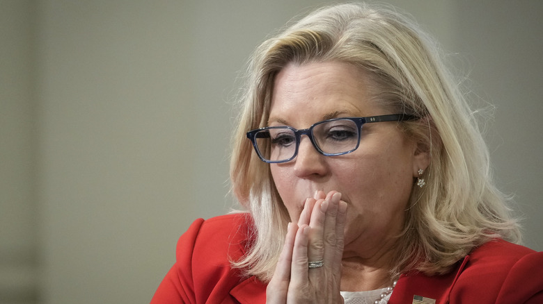 Liz Cheney presiding at the Jan. 6 committee