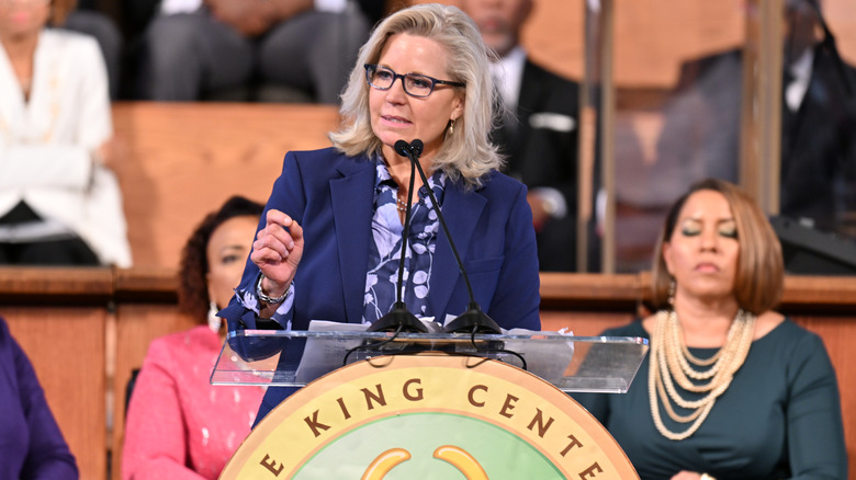 Liz Cheney speaking in Atlanta at MLK event