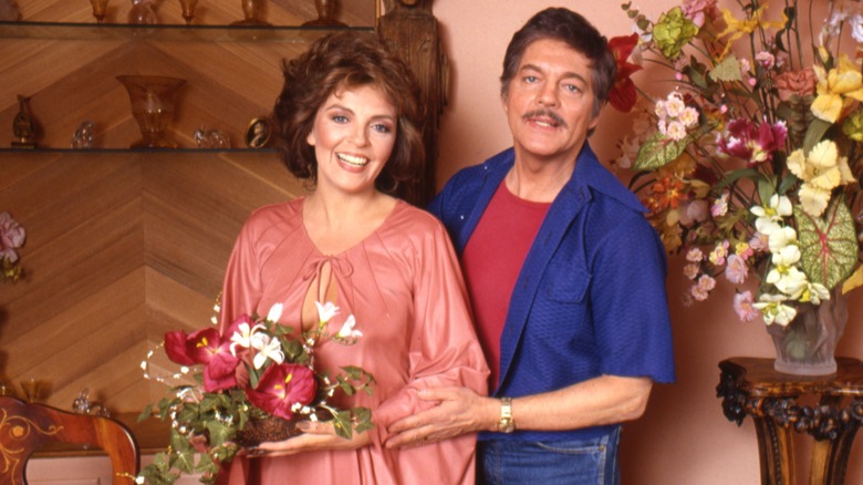 Susan Seaforth Hayes and husband Bill Hayes pose for a photo