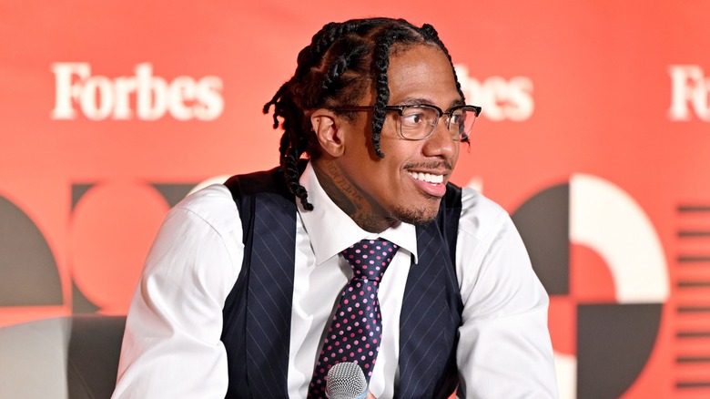 Nick Cannon smiling