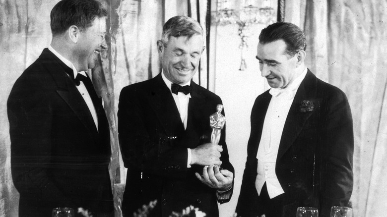 Frank Lloyd winning Best Director Oscar for 'Cavalcade' in 1934