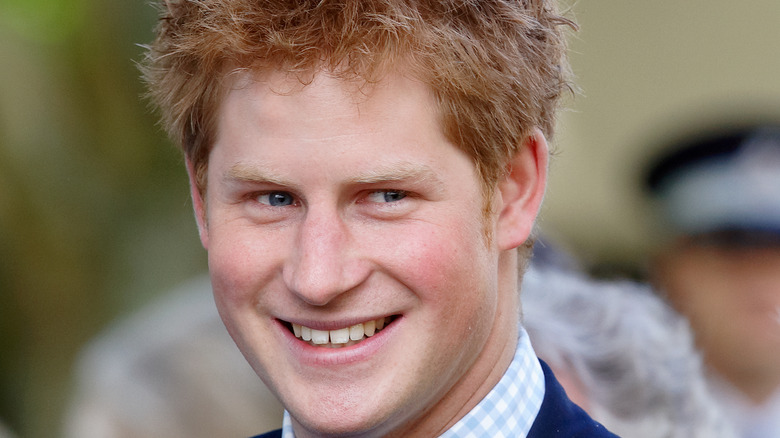 A younger Prince Harry