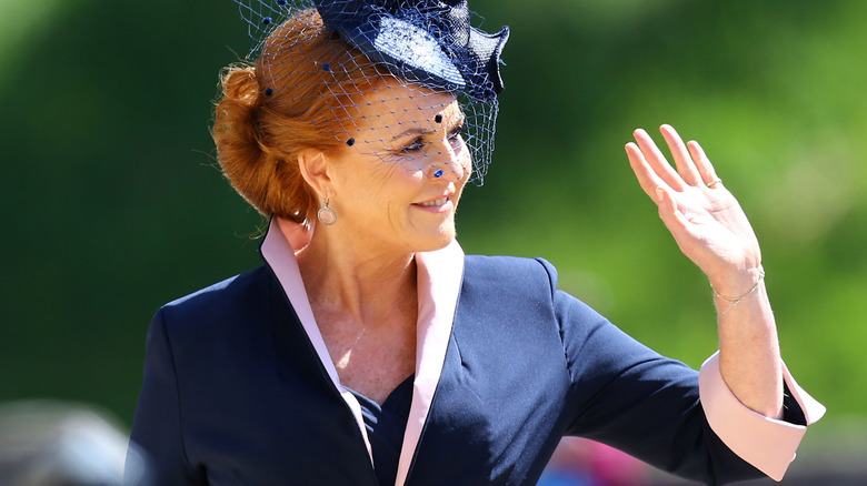 Sarah Ferguson at Harry's wedding 