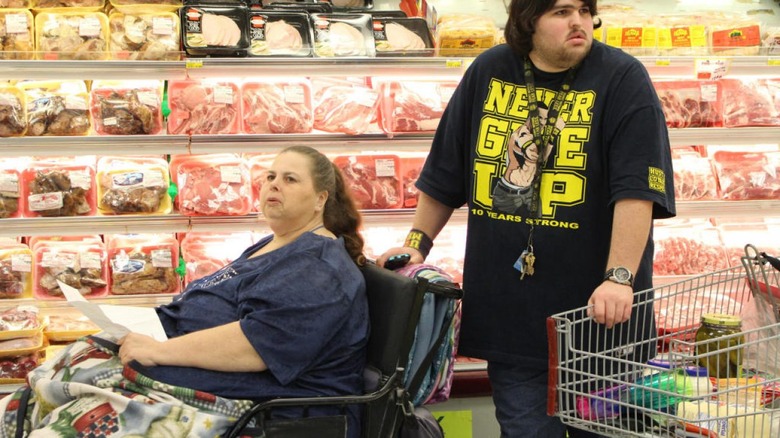 Pauline Potter and her son on My 600-lb Life