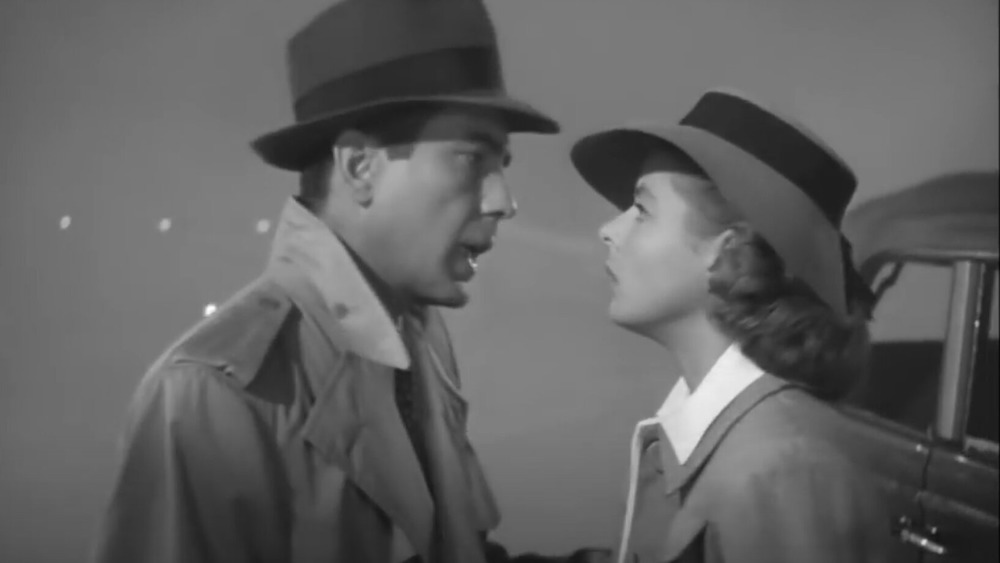 Humphrey Bogart and Ingrid Bergman in Casablanca