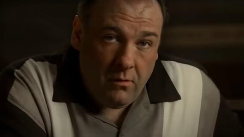 James Gandolfini in the Sopranos finale