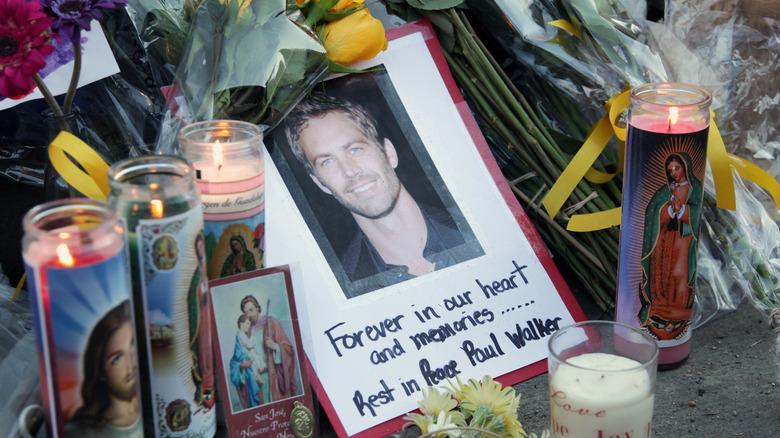 Memorial for Paul Walker in December 2013