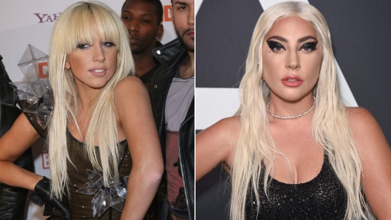 Lady Gaga, who underwent a dramatic celebrity transformation