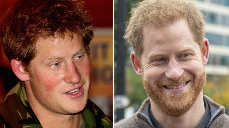 Prince Harry, who underwent a dramatic celebrity transformation