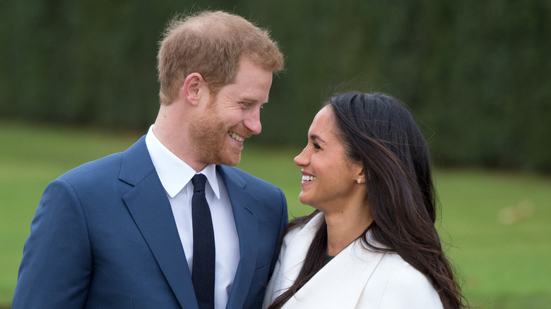 Harry and Meghan's engagement photo