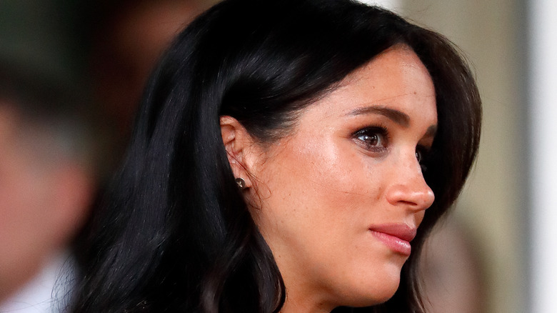 Meghan Markle sad