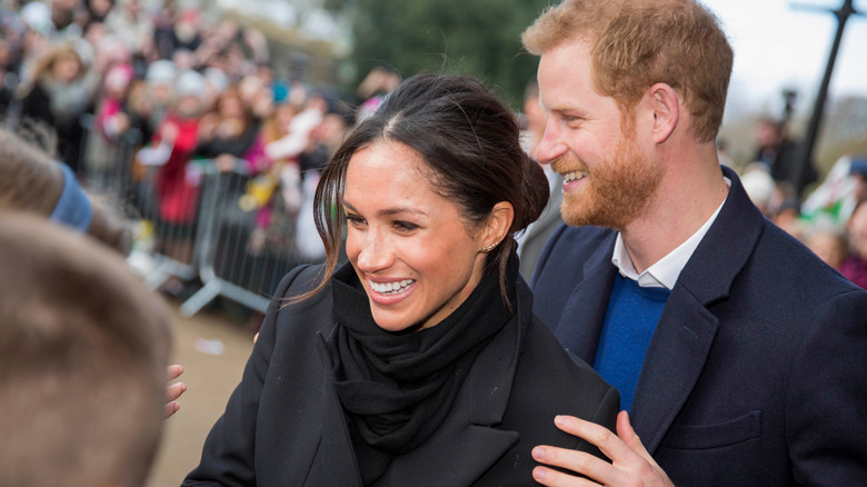 Meghan Markle and Harry out in public