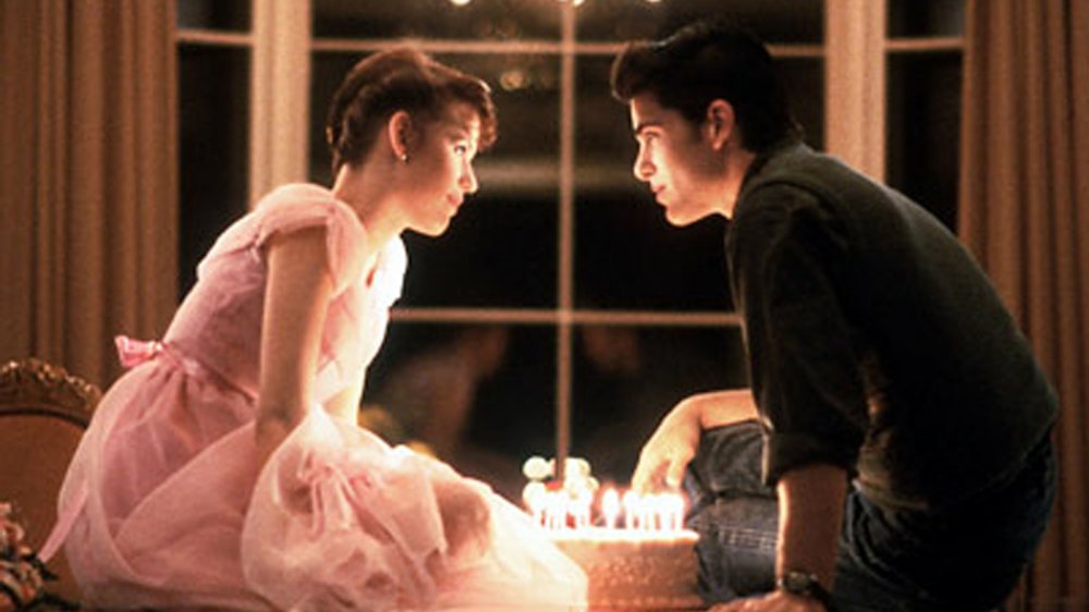 Molly Ringwald and Michael Shoeffling in Sixteen Candles