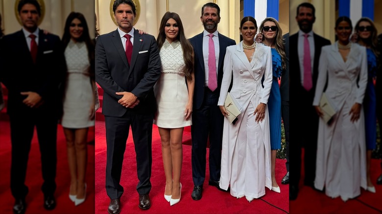 Kimberly Guilfoyle and Donald Trump Jr. at formal event