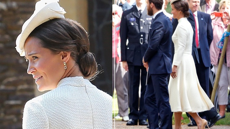 Pippa Middleton at Princess Charlotte's christening