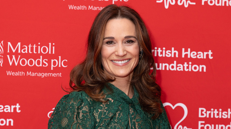 Pippa Middleton smiling at an event