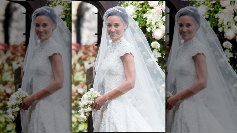 Pippa Middleton on her wedding day