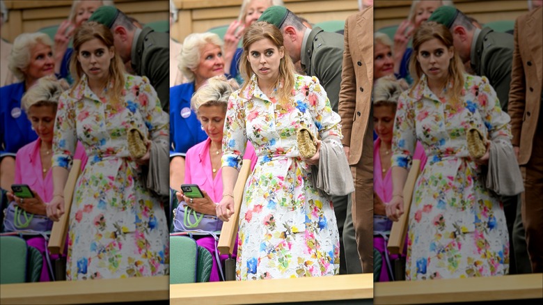 Princess Beatrice attending Wimbledon 