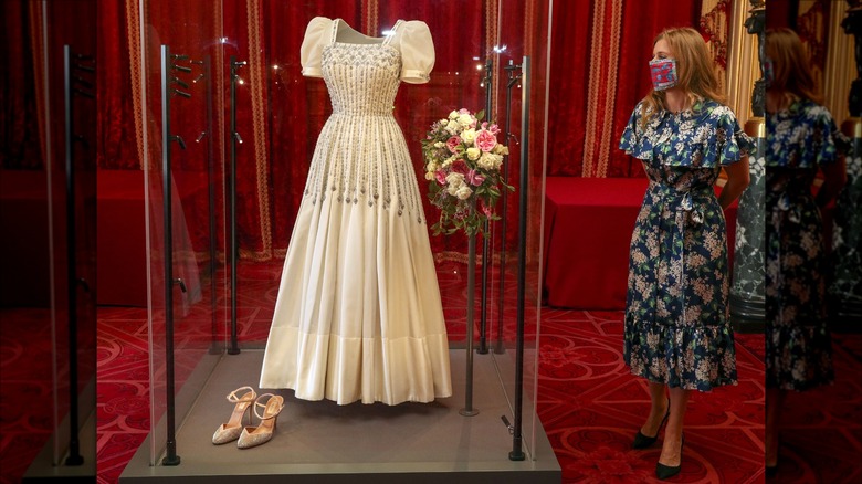 Princess Beatrice with wedding dress