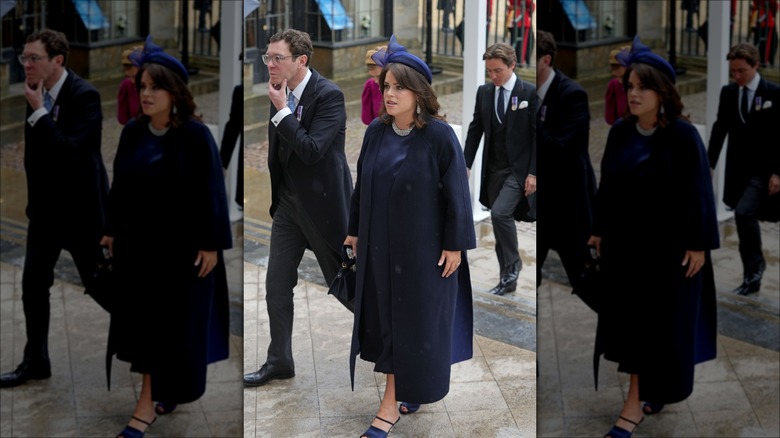 Princess Eugenie attending the coronation