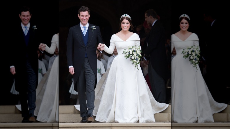 Princess Eugenie and Jack Brooksbank on wedding day