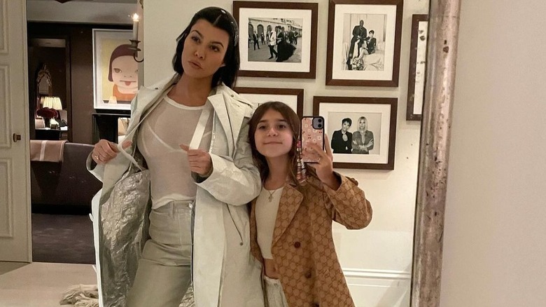 Kourtney Kardashian and Penelope Disick