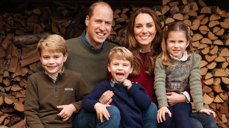 British royal family Christmas card