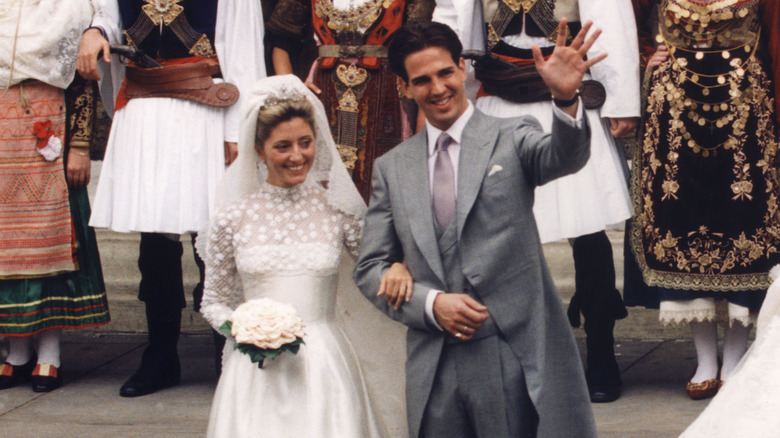 Prince Pavlos of Greece and Marie Chantal's royal wedding