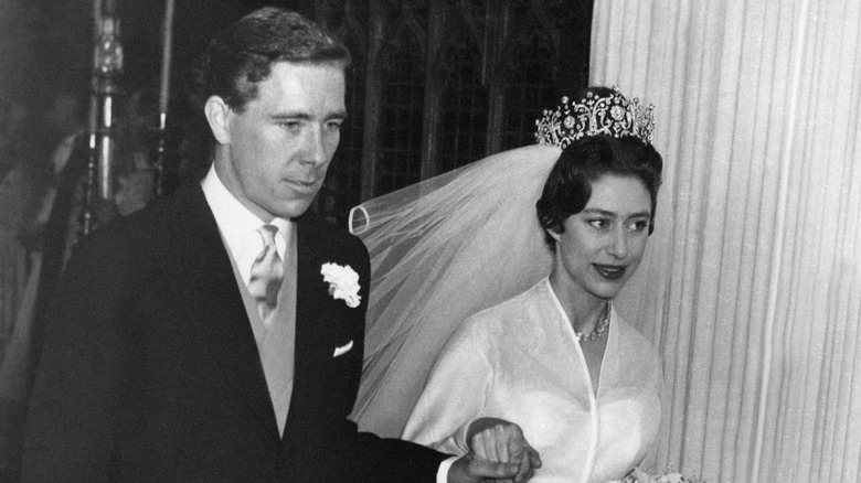 Princess Margaret and Antony Armstrong-Jones at their royal wedding