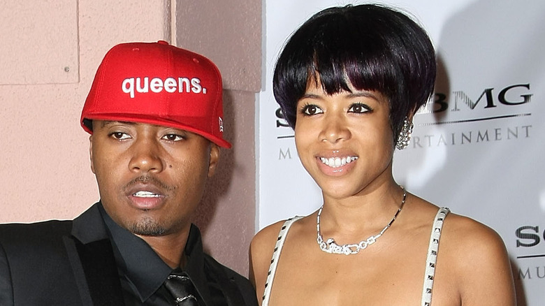 Kelis and Nas attending an event