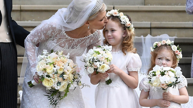 Lady Gabriella at wedding