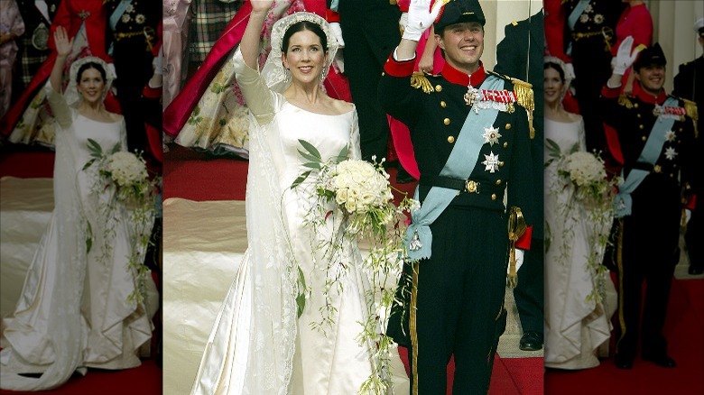 Crown Princess Mary at wedding