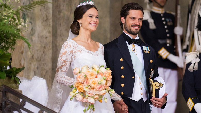 Princess Sofia and Carl Philip at wedding