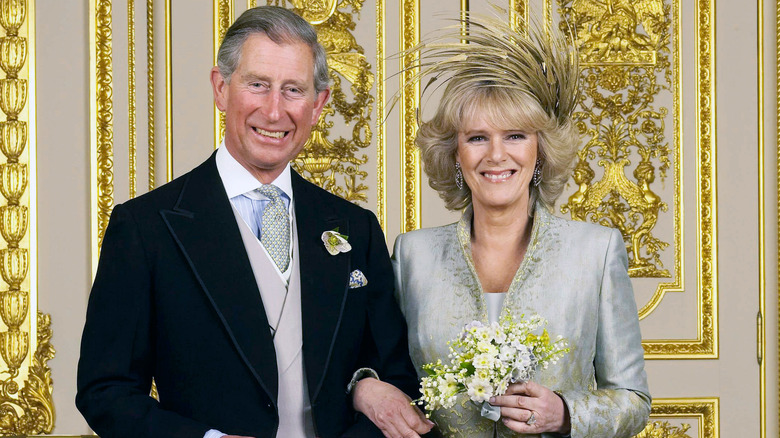 Camilla and Charles at wedding