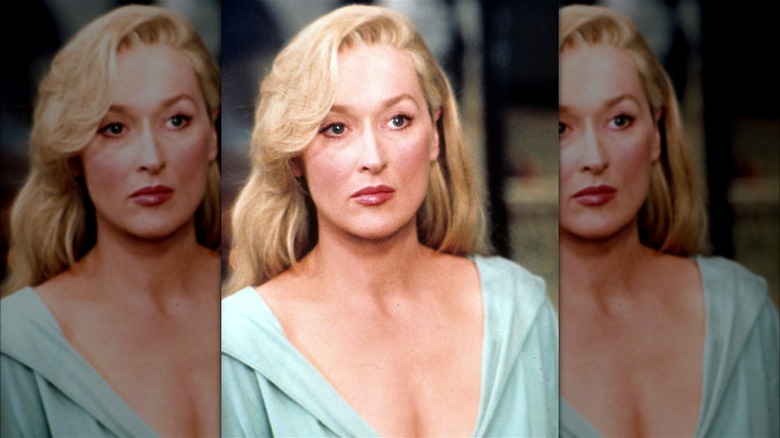 Meryl Streep acting in "Death Becomes Her" in 1992.