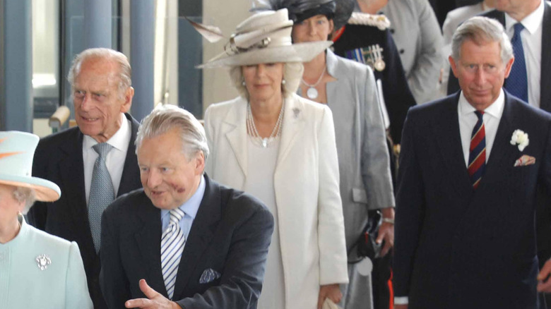 Camilla Parker Bowles wearing white 