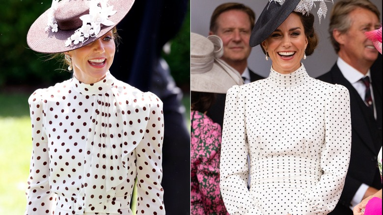 Princess Catherine's similar polka-dot dresses