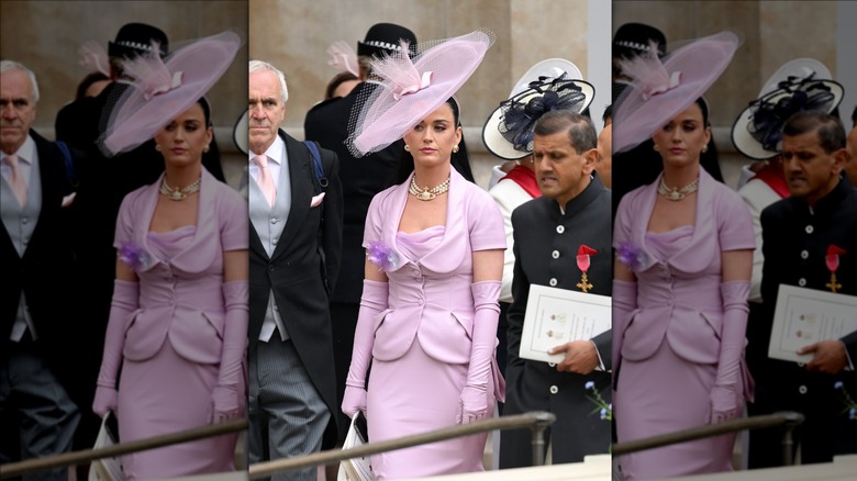 Katy Perry attending the coronation 