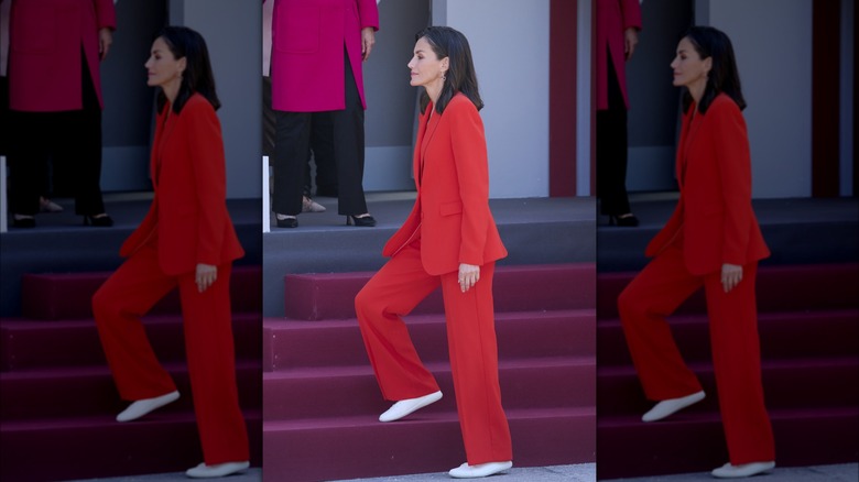 Queen Letizia on Armed Forces Day