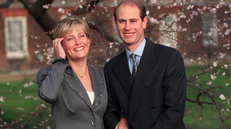 Sophie and Prince Edward smiling