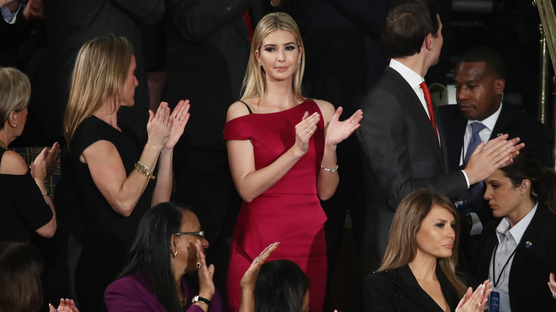 Ivanka Trump clapping